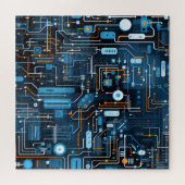 電子回路パズル ジグソーパズル (横)