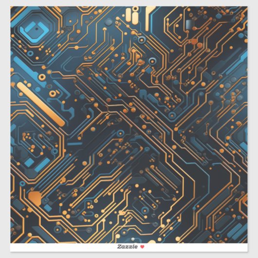 電子回路ビニールシール シール (シート)