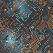 電子回路ビニールシール シール (正面)