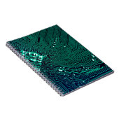 電子回路ボードの背景,抽象芸術,青 ノートブック (右側)