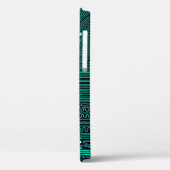 電子回路ボードの背景，抽象芸術，青 Case-Mate iPhoneケース (裏面 / 左)