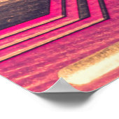 電子回路ボード抽象芸術の背景 ポスター (角)