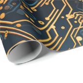 電子回路ラッピング紙 ラッピングペーパー (ロールコーナー)