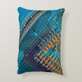 電子回路基板が閉じる。コンピューター,半導体 アクセントクッション (裏面(縦))