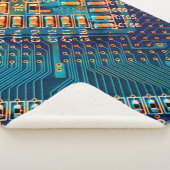 電子回路基板が閉じる。コンピューター,半導体 シェルパブランケット (3/4)