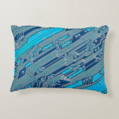 電子回路基板が閉じる。回路,基板,b アクセントクッション (裏面)