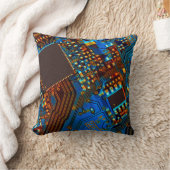 電子回路基板が閉じる。背景,イノシシ クッション (ブランケット)