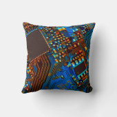 電子回路基板が閉じる。背景,イノシシ クッション (裏面)