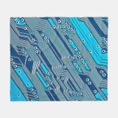 電子回路基板クローズアップ回路、基板、b フリースブランケット (正面(横))