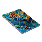 電子回路基板クローズアップ。コンピュータ、半導体 ノートブック (右側)