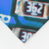 電子回路基板クローズアップ。背景、ボーア フリースブランケット (角)