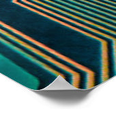 電子回路基板クローズアップ。背景、ボーア ポスター (角)