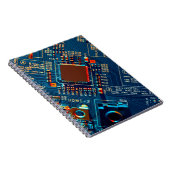 電子回路基板クローズアップ。電子、電子 ノートブック (右側)