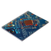 電子回路基板クローズアップ。電子、電子 ノートブック (左側)