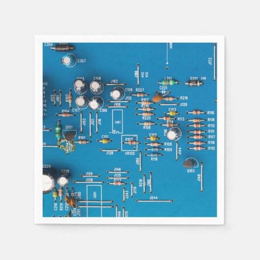 電子回路基板 スタンダードカクテルナプキン (正面)