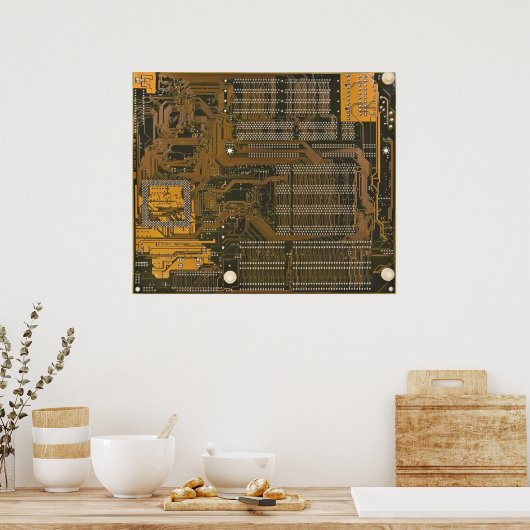 電子回路基板 ポスター (キッチン)