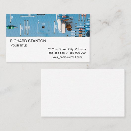 電子回路基板 名刺 (正面/裏面)
