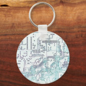 電子回路 キーホルダー (正面)