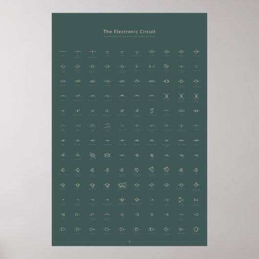 電子回路 ポスター (正面)