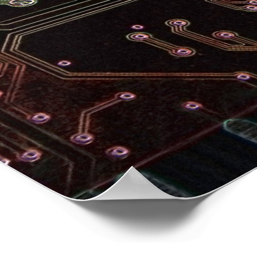 電子回路 ポスター (角)