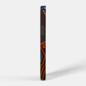 電子基板のクローズアップ 背景,ボード iPhoneケース (右側面)