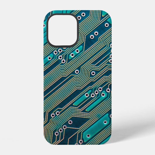 電子基板のクローズアップ 背景,ボード iPhoneケース (裏面)