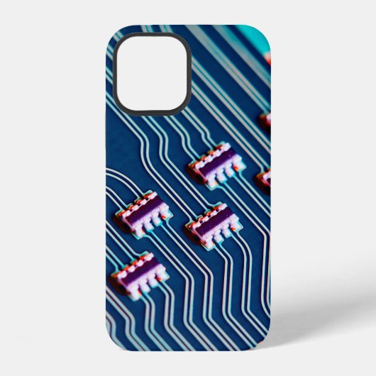 電子基板のクローズアップ 背景,ボード iPhoneケース (裏面)