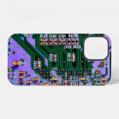 電子基板のクローズアップ 背景,ボード iPhoneケース (裏面横)