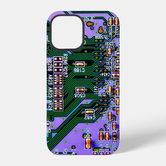 電子基板のクローズアップ 背景,ボード iPhoneケース (裏面)