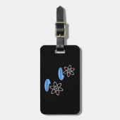 電子失った科学のカスタム ラゲッジタグ (正面縦)