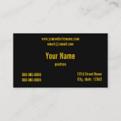 電子工学修理名刺のテンプレート 名刺 (裏面)