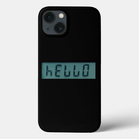 電子式ハローディスプレイメッセージ Case-Mate iPhoneケース (裏面)