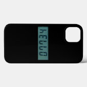 電子式ハローディスプレイメッセージ Case-Mate iPhoneケース (裏面 (横))