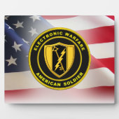 電子戦闘軍退役軍人 フォトプラーク (正面)