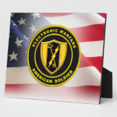 電子戦闘軍退役軍人 フォトプラーク (側面)