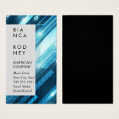 電子技術未来的背景 (正面&裏面)