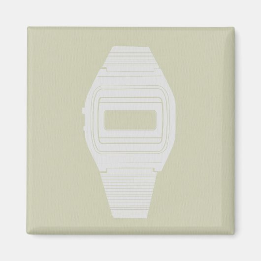 電子時計 マグネット (正面)