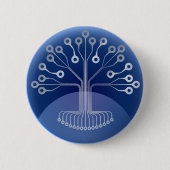 電子木 缶バッジ (正面)