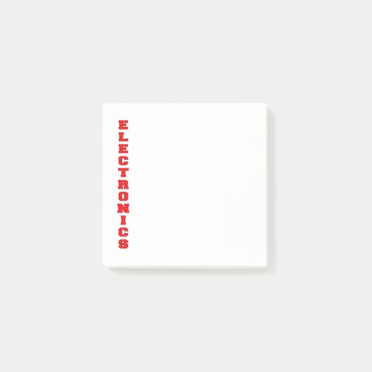 電子機器 ポストイット (正面)