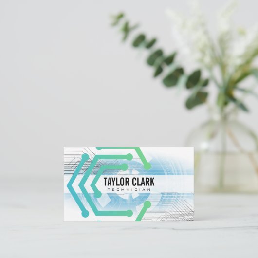 電子機器 | 技術 名刺 (スタンド正面)