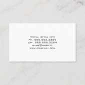 電子機器 | 技術 名刺 (裏面)