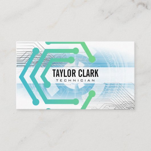 電子機器 | 技術 名刺 (正面)