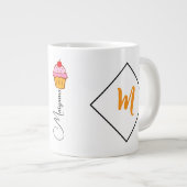 電子独身のレンジ用マグカップ ジャンボコーヒーマグカップ (正面右)