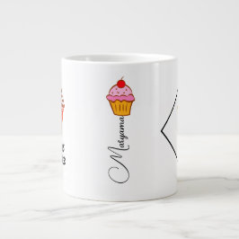 電子独身のレンジ用マグカップ ジャンボコーヒーマグカップ