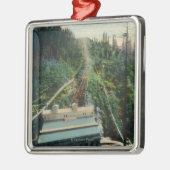 電子発電所の空中写真 メタルオーナメント (左)