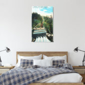 電子発電所の空中見解 キャンバスプリント (インサイチュ (寝室))