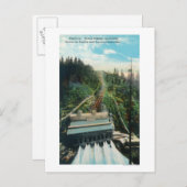 電子発電所の空中見解 ポストカード (正面/裏面)