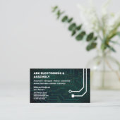 電子組立事業 名刺 (スタンド正面)