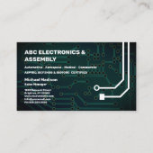 電子組立事業 名刺 (正面)