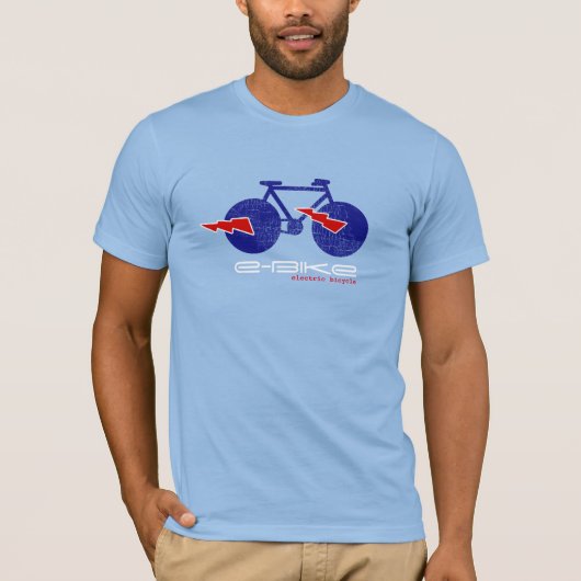 電子自転車 Tシャツ (正面)